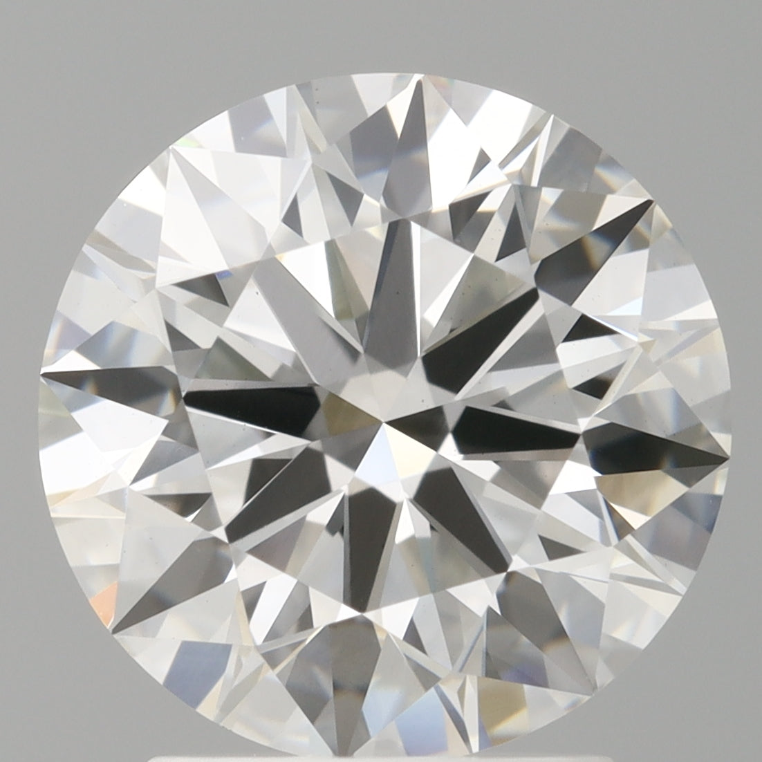 2.57 Carat Round Shaped, Ideal Cut, F Color, VVS2 Clarity, IGI Certified Lab Grown Diamond