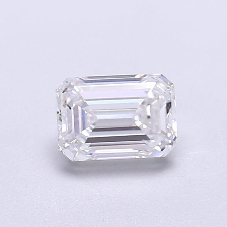 0.97 Carat Emerald Shaped, Very Good Cut, D Color, VVS1 Clarity, IGI Certified Lab Grown Diamond