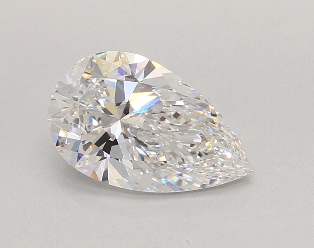 2.05 Carat Pear Shaped, Ideal Cut, E Color, VVS2 Clarity, IGI Certified Lab Grown Diamond