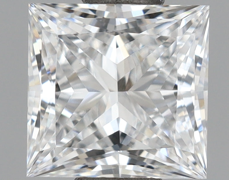 1.01 Carat Princess Shaped, Ideal Cut, D Color, VVS1 Clarity, IGI Certified Lab Grown Diamond