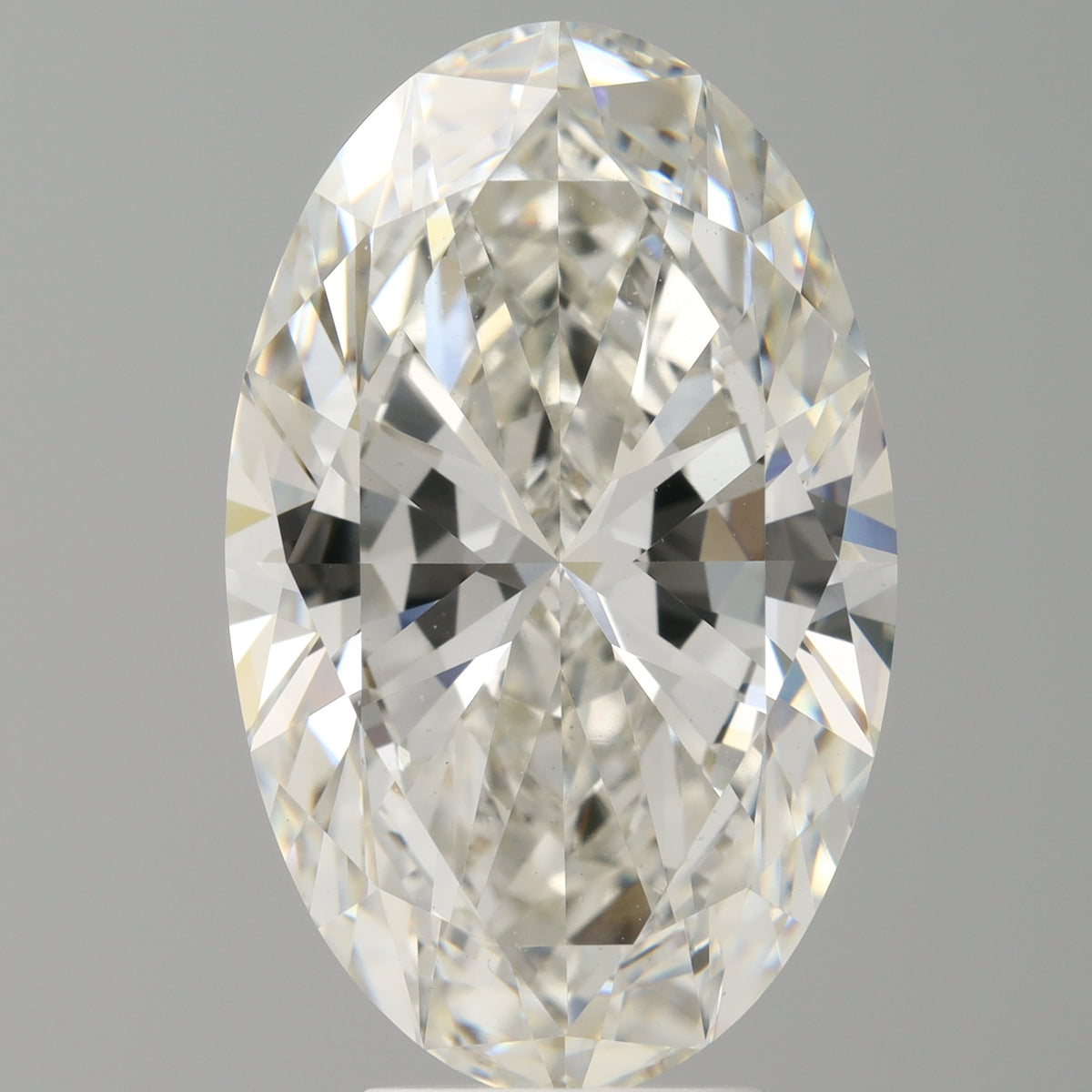 6.08 Carat Oval Shaped, Ideal Cut, F Color, VVS2 Clarity, IGI Certified Lab Grown Diamond