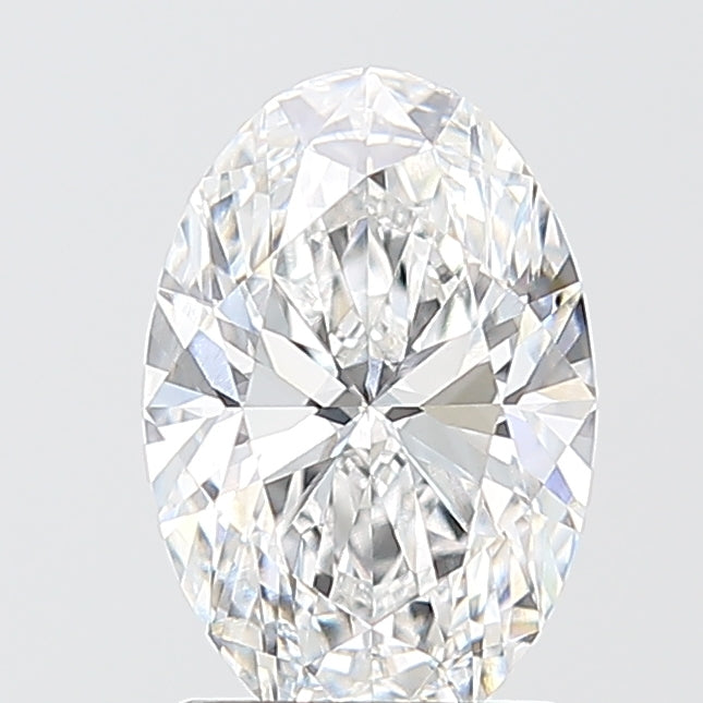1.55 Carat Oval Shaped, Ideal Cut, D Color, VVS2 Clarity, IGI Certified Lab Grown Diamond