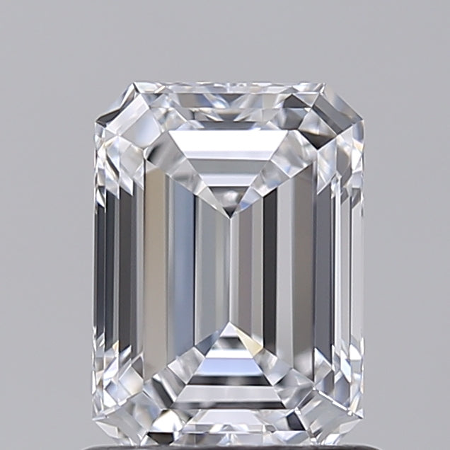 1.00 Carat Emerald Shaped, Excellent Cut, D Color, VVS1 Clarity, IGI Certified Lab Grown Diamond