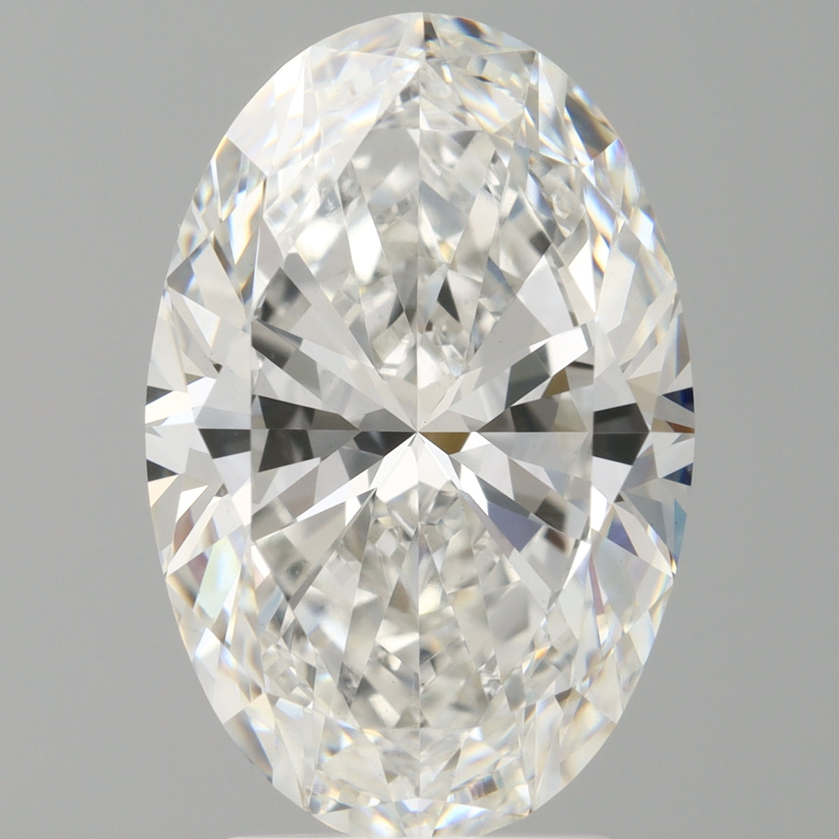 3.57 Carat Oval Shaped, Ideal Cut, F Color, VVS2 Clarity, IGI Certified Lab Grown Diamond