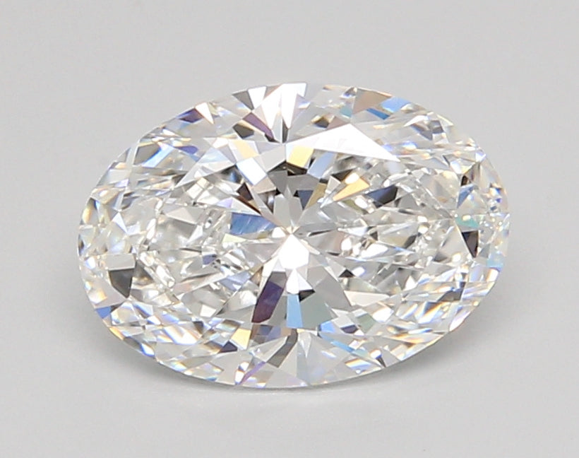 2.05 Carat Oval Shaped, Ideal Cut, D Color, VVS1 Clarity, IGI Certified Lab Grown Diamond