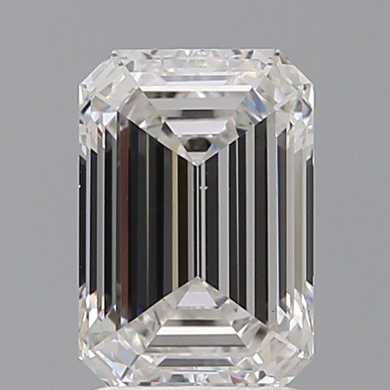 2.07 Carat Emerald Shaped, Ideal Cut, F Color, VS1 Clarity, IGI Certified Lab Grown Diamond