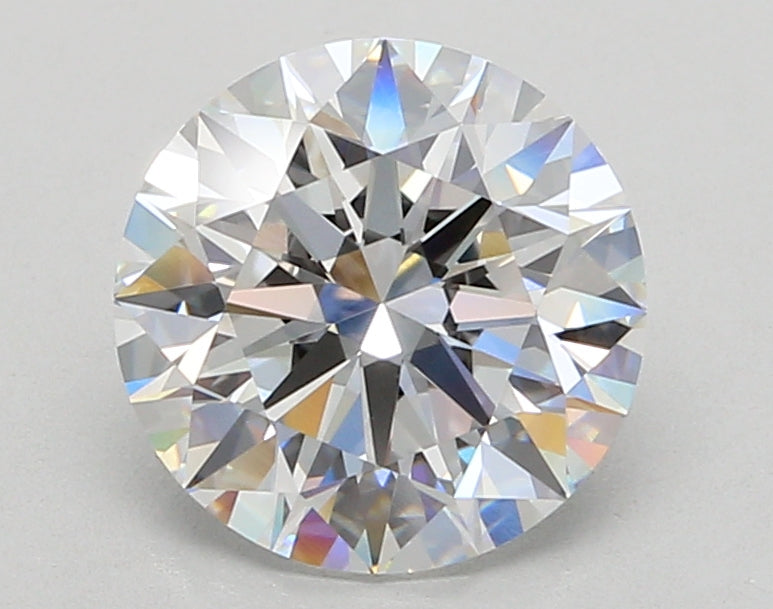 2.72 Carat Round Shaped, Ideal Cut, D Color, VVS2 Clarity, IGI Certified Lab Grown Diamond
