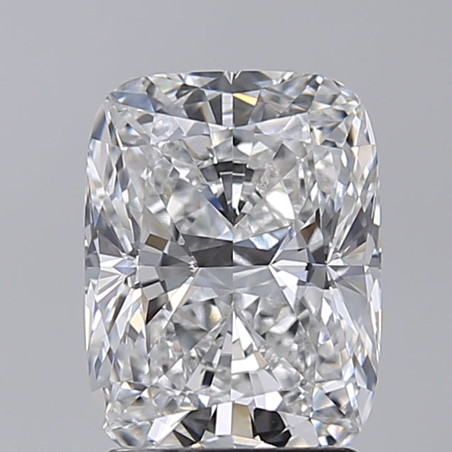 2.03 Carat Elongated Cushion Shaped, Ideal Cut, E Color, VS1 Clarity, IGI Certified Lab Grown Diamond