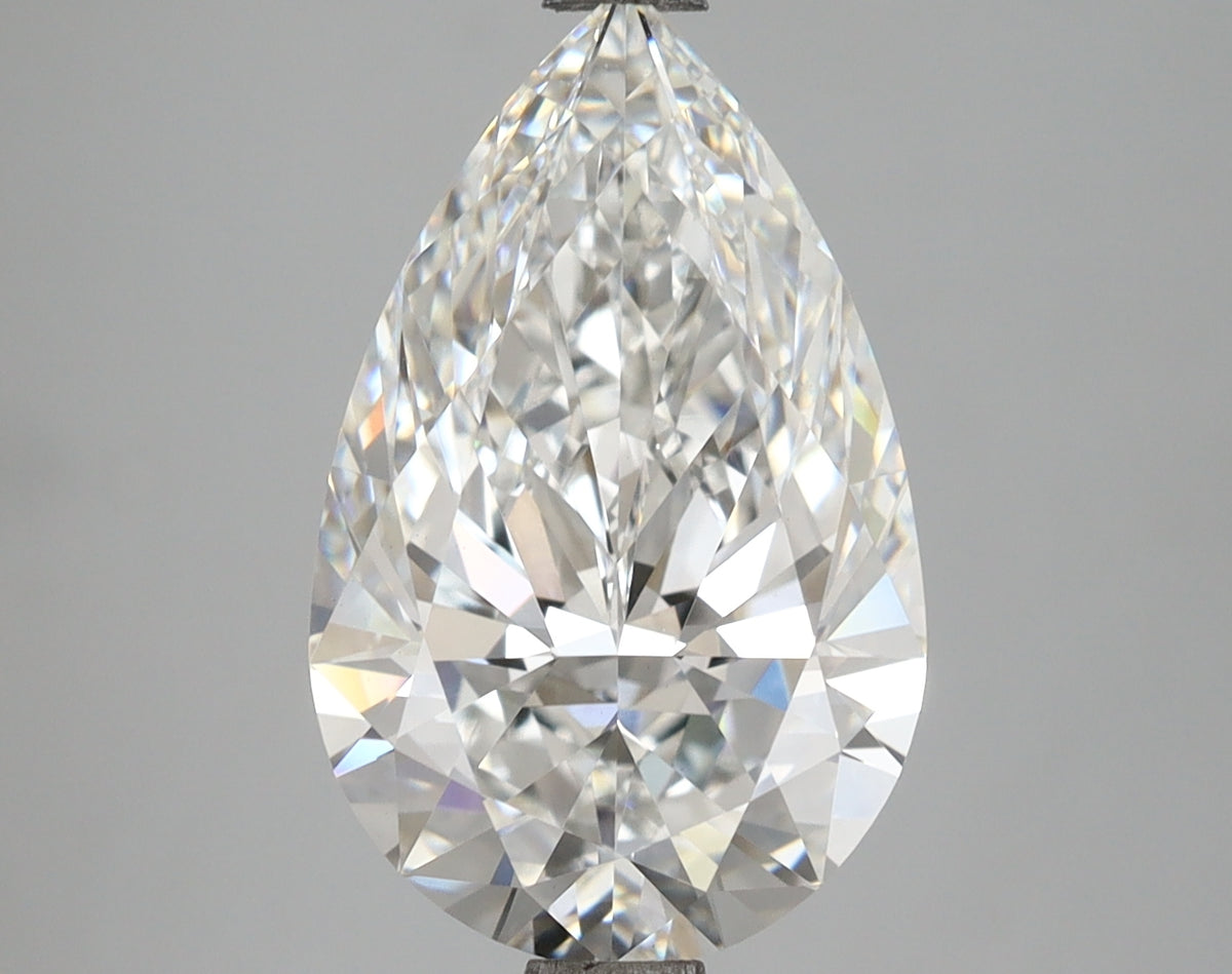 4.08 Carat Pear Shaped, Ideal Cut, E Color, VS1 Clarity, IGI Certified Lab Grown Diamond