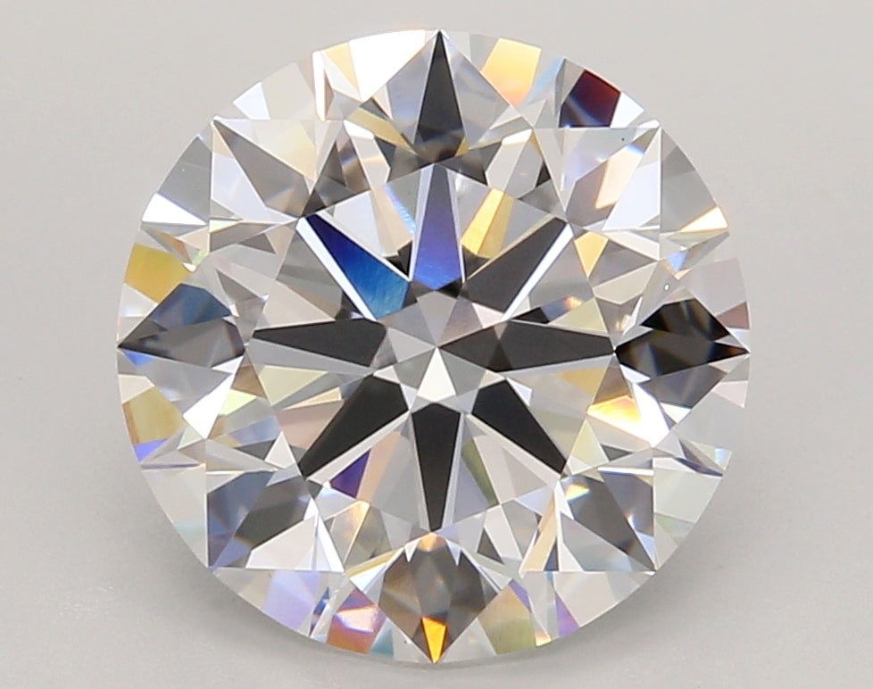 4.91 Carat Round Shaped, Excellent Cut, D Color, VVS2 Clarity, IGI Certified Lab Grown Diamond