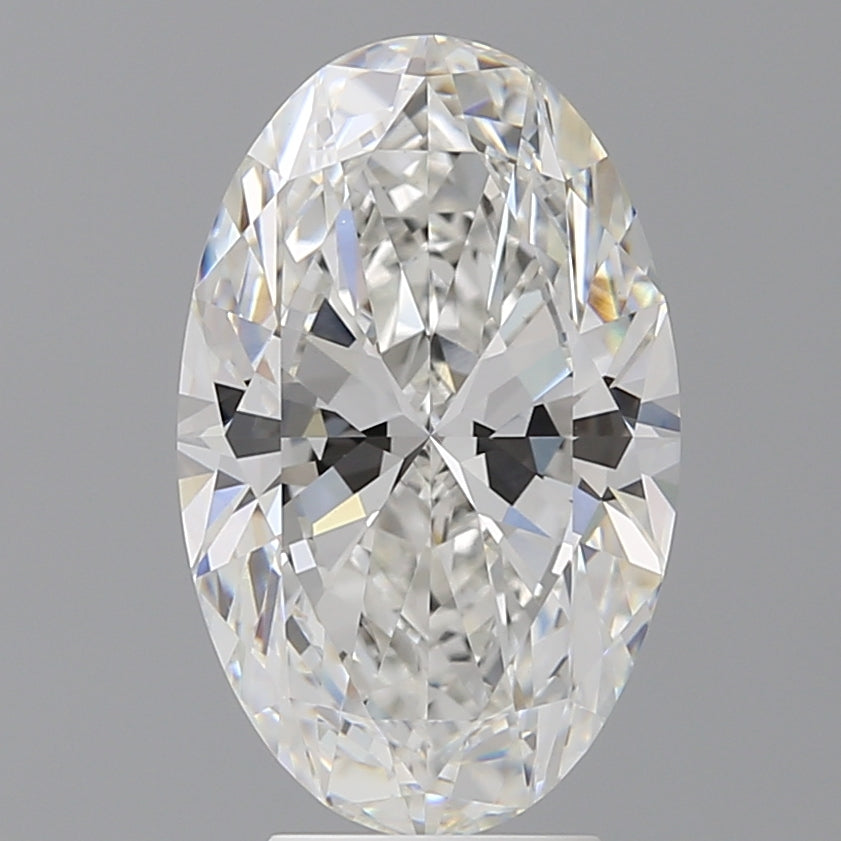 4.54 Carat Oval Shaped, Ideal Cut, F Color, VVS2 Clarity, IGI Certified Lab Grown Diamond