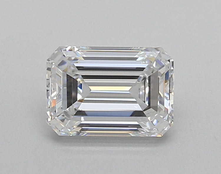 1.00 Carat Emerald Shaped, Very Good Cut, D Color, VVS2 Clarity, IGI Certified Lab Grown Diamond
