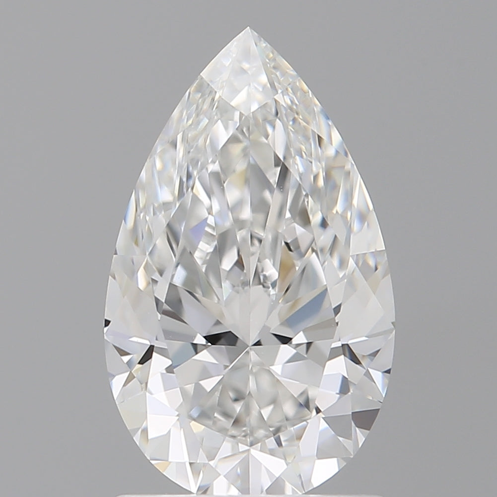 1.59 Carat Pear Shaped, Ideal Cut, E Color, VVS1 Clarity, IGI Certified Lab Grown Diamond
