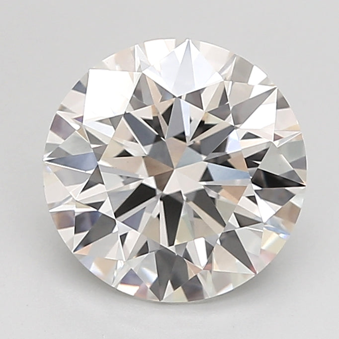 2.52 Carat Round Shaped, Ideal Cut, G Color, VVS2 Clarity, IGI Certified Lab Grown Diamond