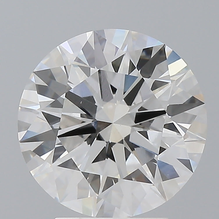 3.58 Carat Round Shaped, Ideal Cut, E Color, VVS2 Clarity, IGI Certified Lab Grown Diamond