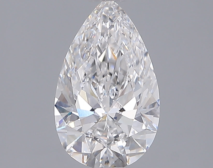 1.50 Carat Pear Shaped, Ideal Cut, D Color, VVS2 Clarity, IGI Certified Lab Grown Diamond