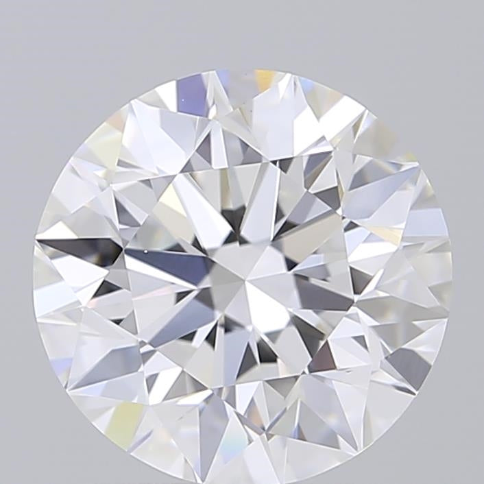 2.19 Carat Round Shaped, Excellent Cut, D Color, VVS2 Clarity, IGI Certified Lab Grown Diamond