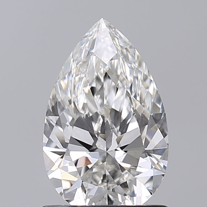 1.02 Carat Pear Shaped, Excellent Cut, F Color, VS1 Clarity, IGI Certified Lab Grown Diamond