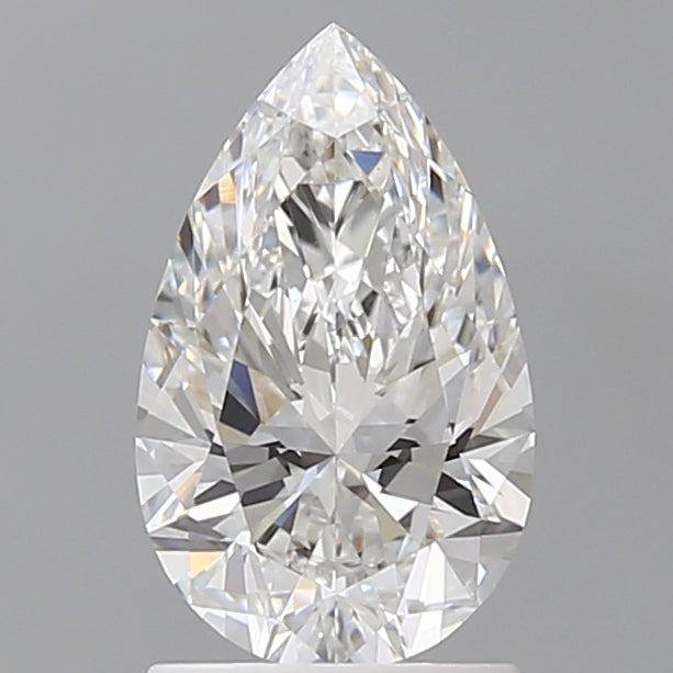 1.58 Carat Pear Shaped, Ideal Cut, E Color, VVS2 Clarity, IGI Certified Lab Grown Diamond