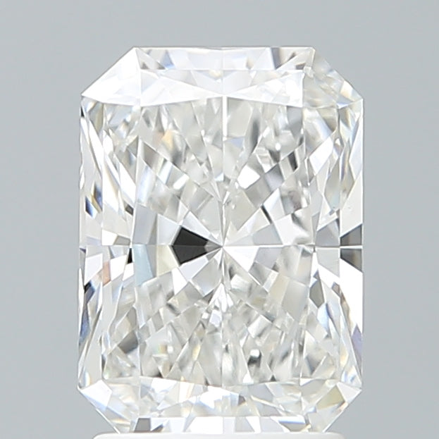2.21 Carat Radiant Shaped, Ideal Cut, E Color, VVS2 Clarity, IGI Certified Lab Grown Diamond