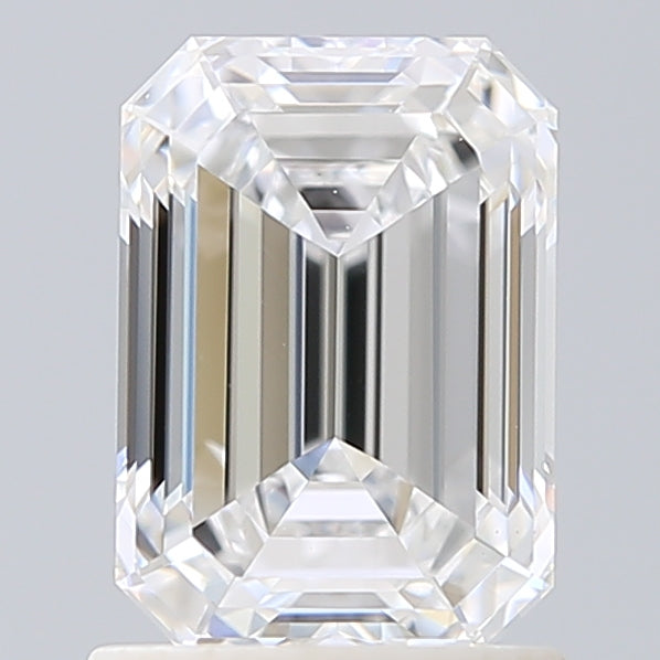 1.53 Carat Emerald Shaped, Ideal Cut, D Color, VS1 Clarity, IGI Certified Lab Grown Diamond