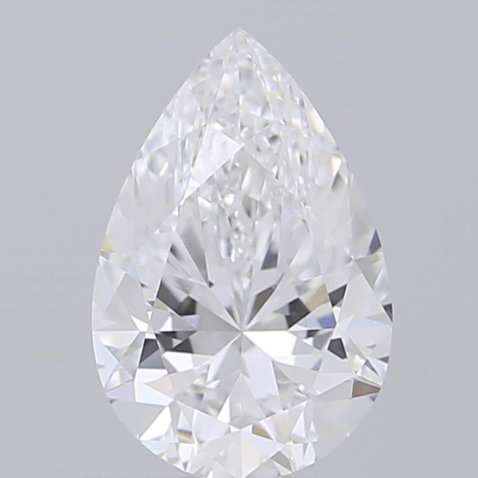 1.10 Carat Pear Shaped, Ideal Cut, D Color, VVS2 Clarity, IGI Certified Lab Grown Diamond