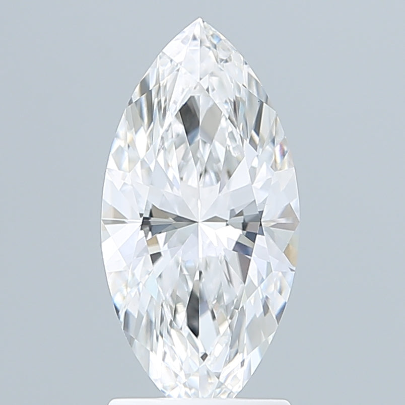 1.89 Carat Marquise Shaped, Ideal Cut, D Color, VVS2 Clarity, IGI Certified Lab Grown Diamond