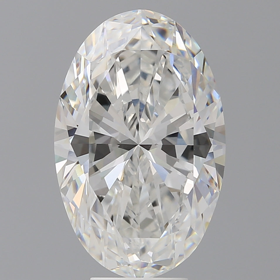 7.08 Carat Oval Shaped, Ideal Cut, F Color, VVS2 Clarity, IGI Certified Lab Grown Diamond