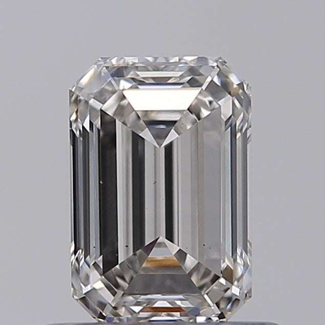 0.92 Carat Emerald Shaped, Ideal Cut, G Color, VS1 Clarity, IGI Certified Lab Grown Diamond