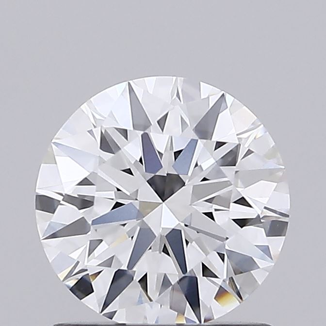 1.09 Carat Round Shaped, Ideal Cut, D Color, VVS2 Clarity, IGI Certified Lab Grown Diamond
