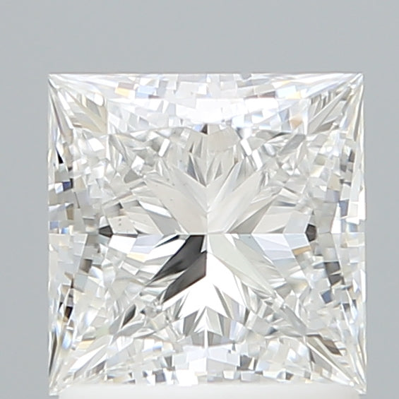 1.51 Carat Princess Shaped, Ideal Cut, D Color, VS1 Clarity, IGI Certified Lab Grown Diamond