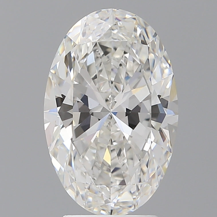 3.58 Carat Oval Shaped, Ideal Cut, E Color, VVS2 Clarity, IGI Certified Lab Grown Diamond