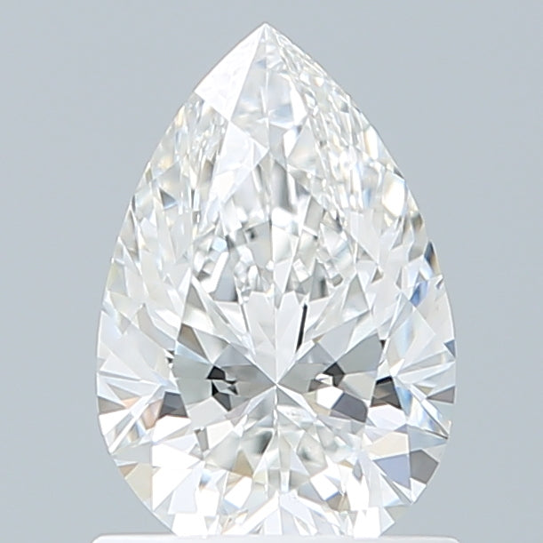 1.03 Carat Pear Shaped, Excellent Cut, E Color, VVS2 Clarity, IGI Certified Lab Grown Diamond