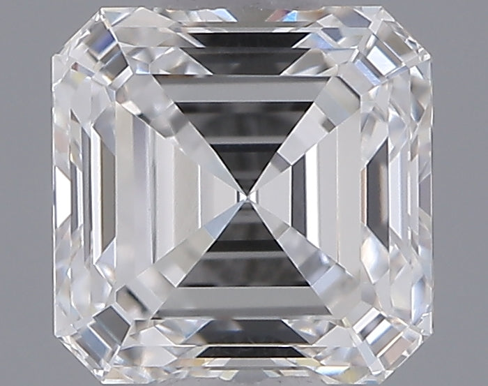1.02 Carat Asscher Shaped, Ideal Cut, D Color, VVS2 Clarity, IGI Certified Lab Grown Diamond