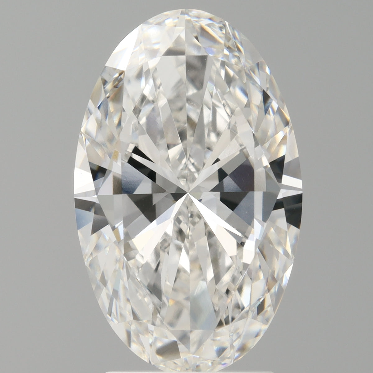 3.05 Carat Oval Shaped, Ideal Cut, F Color, VVS2 Clarity, IGI Certified Lab Grown Diamond