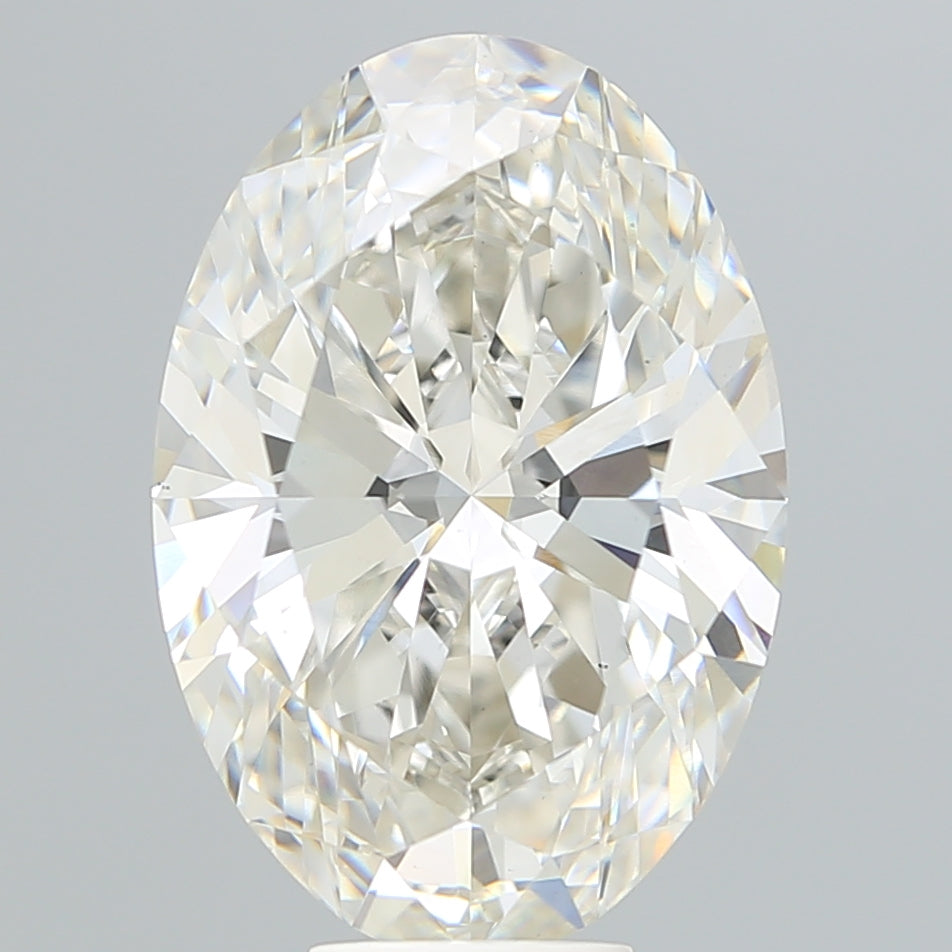8.46 Carat Oval Shaped, Ideal Cut, H Color, VVS2 Clarity, IGI Certified Lab Grown Diamond