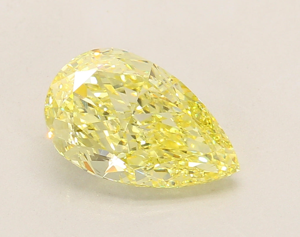 2.52 Carat Pear Shaped, Excellent Cut, VVS2 Clarity, IGI Certified Lab Grown Diamond