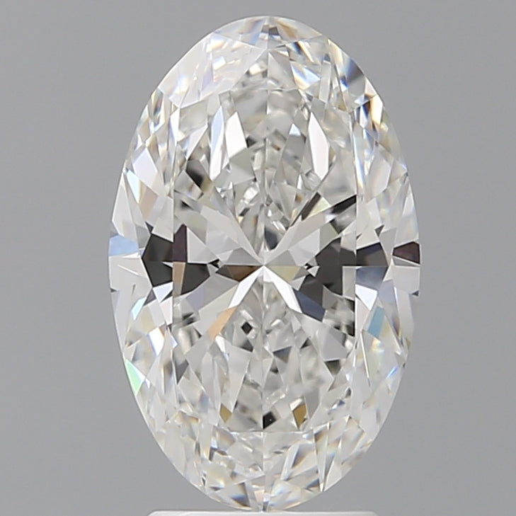 3.04 Carat Oval Shaped, Ideal Cut, F Color, VVS2 Clarity, IGI Certified Lab Grown Diamond