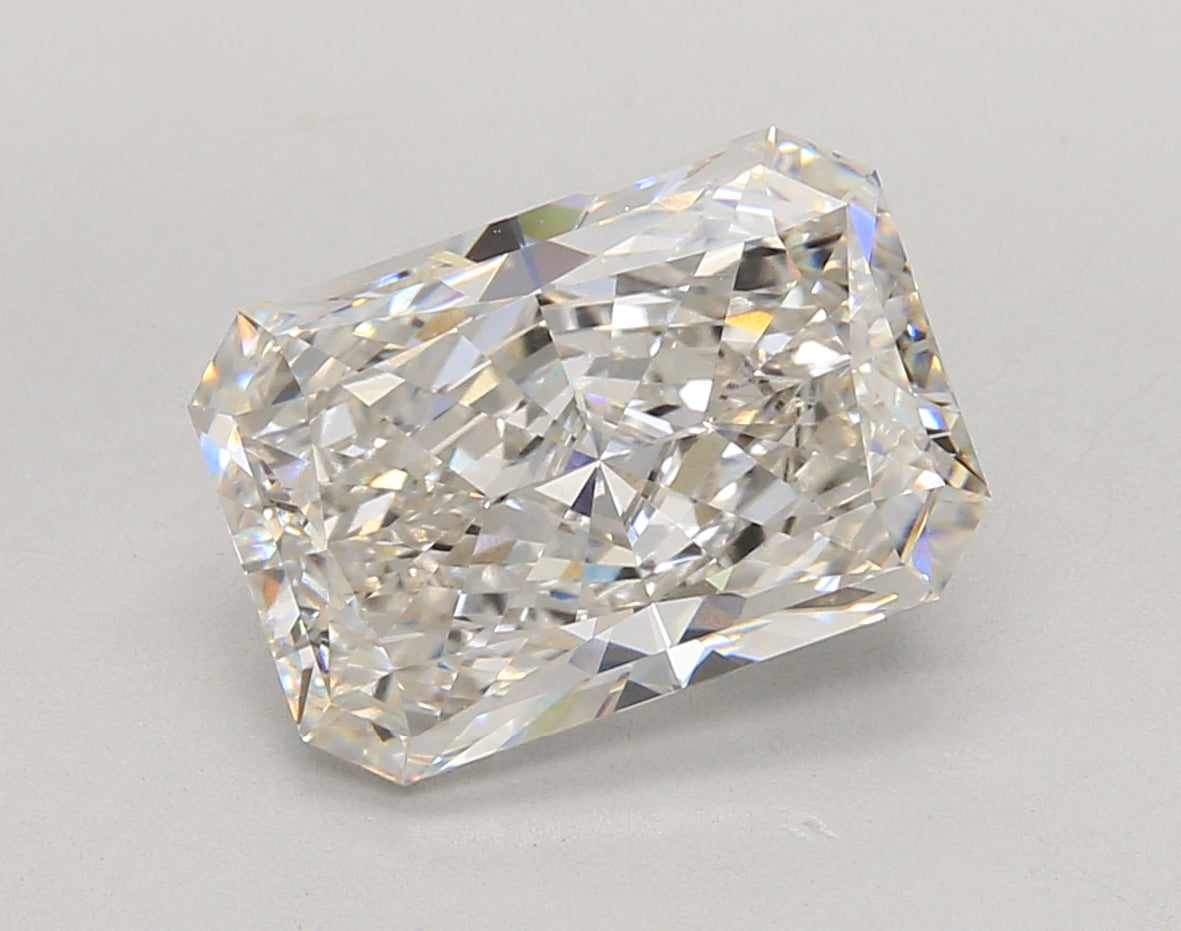 5.01 Carat Radiant Shaped, Ideal Cut, G Color, VVS2 Clarity, IGI Certified Lab Grown Diamond