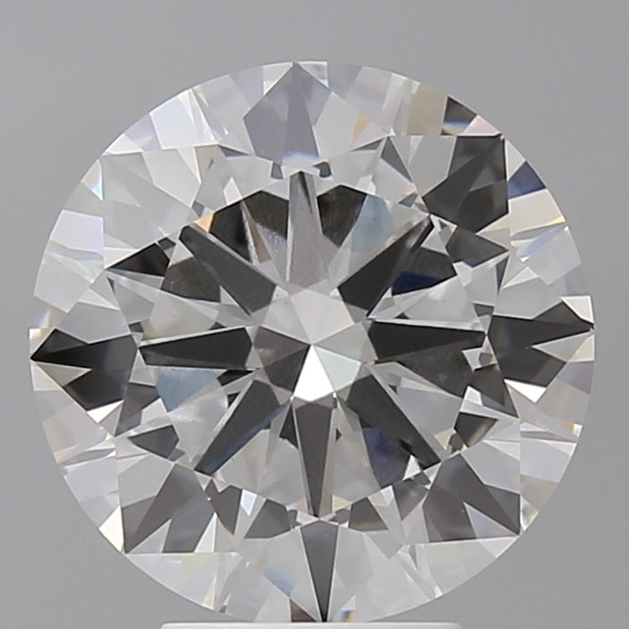 5.02 Carat Round Shaped, Excellent Cut, F Color, VVS2 Clarity, IGI Certified Lab Grown Diamond