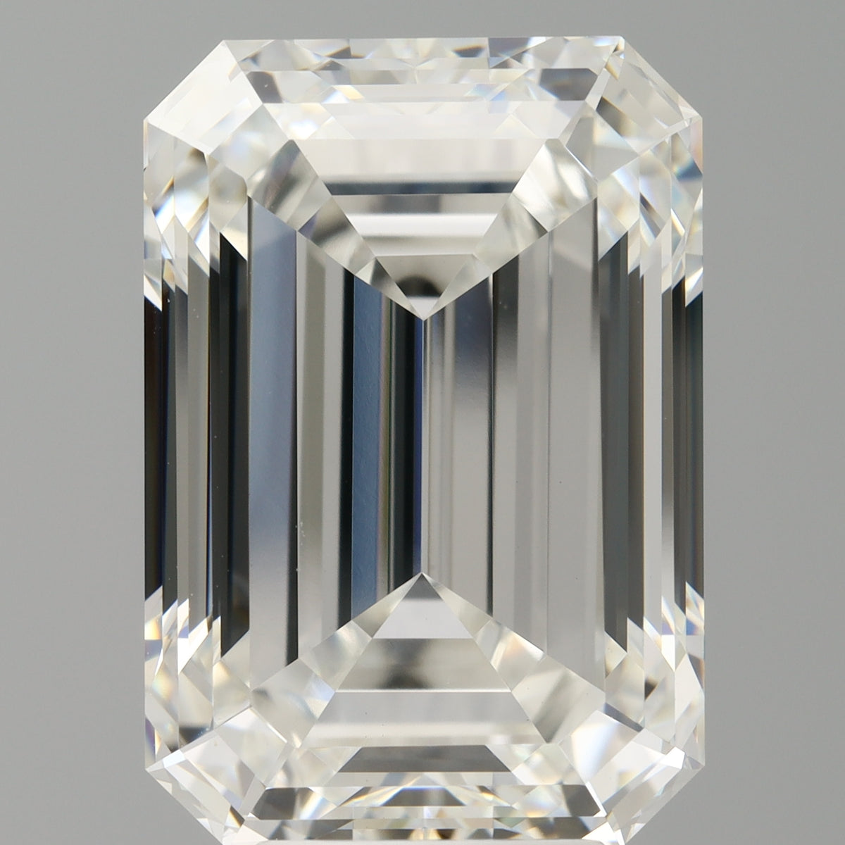 8.10 Carat Emerald Shaped, Ideal Cut, F Color, VVS2 Clarity, IGI Certified Lab Grown Diamond