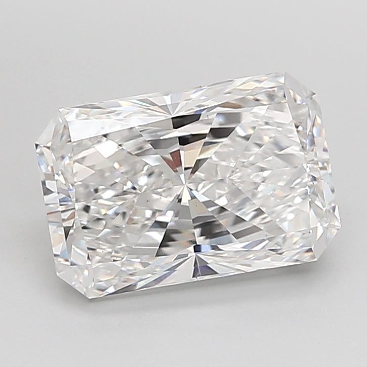4.02 Carat Radiant Shaped, Excellent Cut, D Color, VS1 Clarity, IGI Certified Lab Grown Diamond