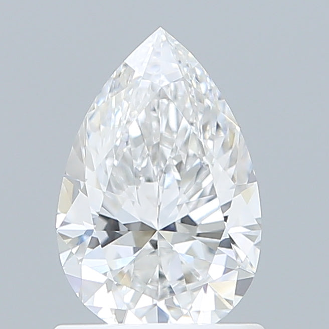 1.06 Carat Pear Shaped, Ideal Cut, D Color, VVS1 Clarity, IGI Certified Lab Grown Diamond