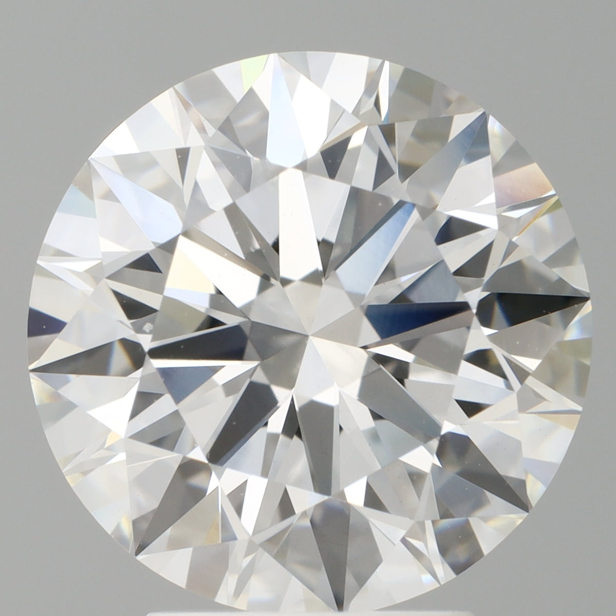 4.09 Carat Round Shaped, Ideal Cut, E Color, VVS2 Clarity, IGI Certified Lab Grown Diamond