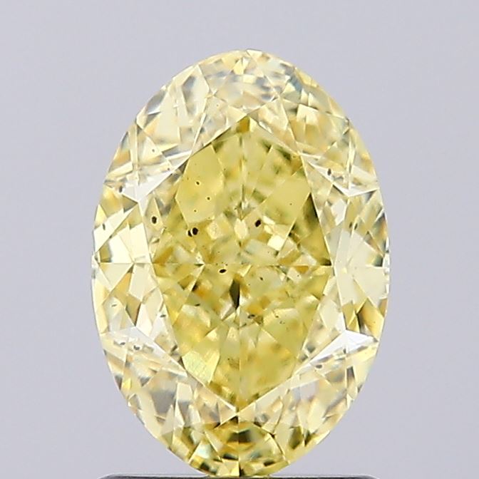 1.65 Carat Oval Shaped, Excellent Cut, SI1 Clarity, IGI Certified Lab Grown Diamond