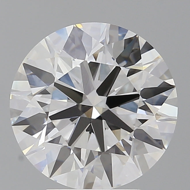 4.08 Carat Round Shaped, Ideal Cut, E Color, VVS2 Clarity, IGI Certified Lab Grown Diamond