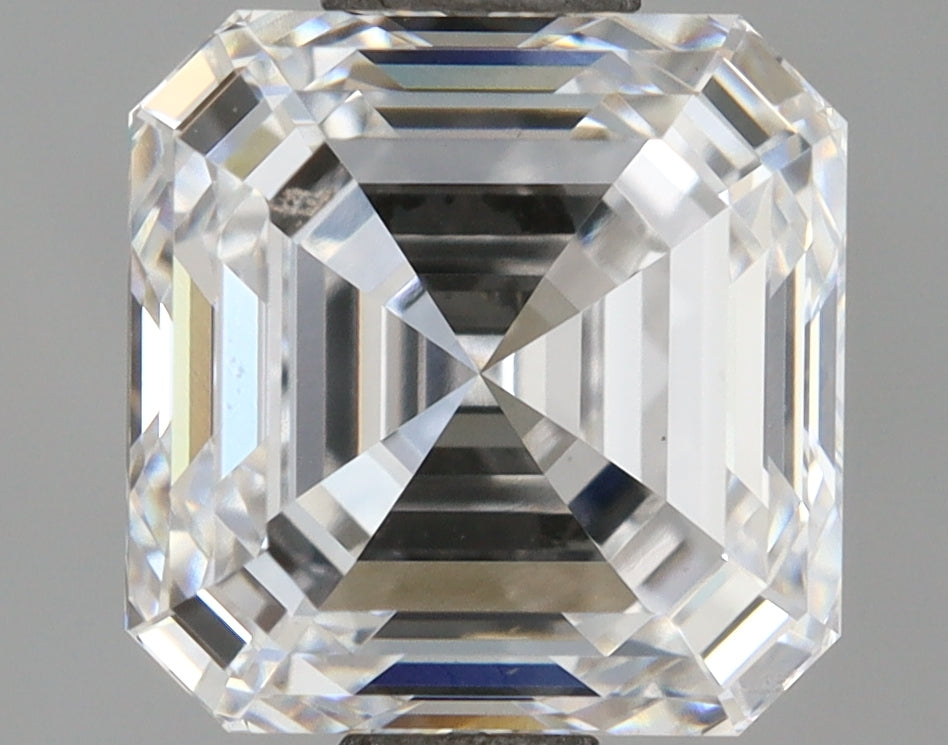 2.02 Carat Asscher Shaped, Ideal Cut, D Color, IF Clarity, IGI Certified Lab Grown Diamond