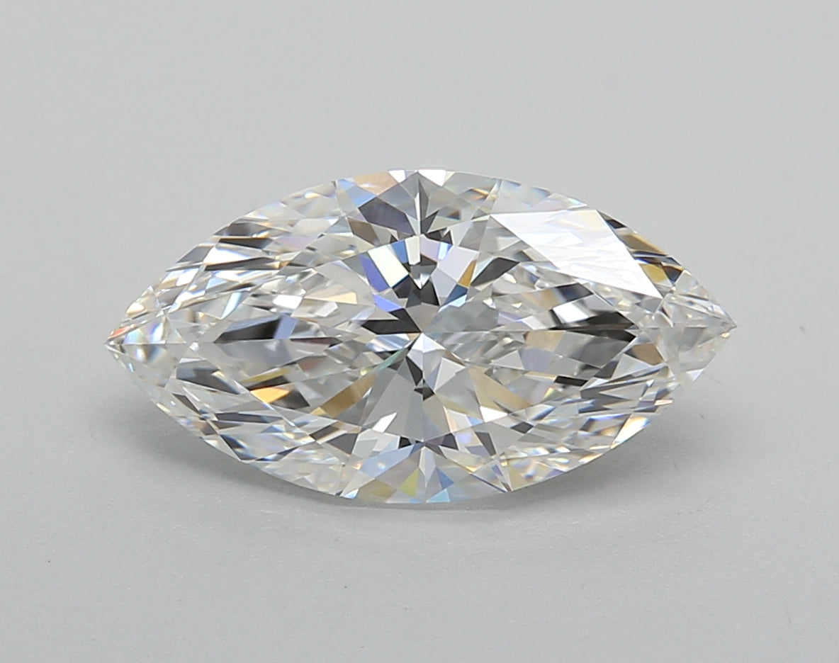 2.78 Carat Marquise Shaped, Excellent Cut, E Color, VVS2 Clarity, IGI Certified Lab Grown Diamond