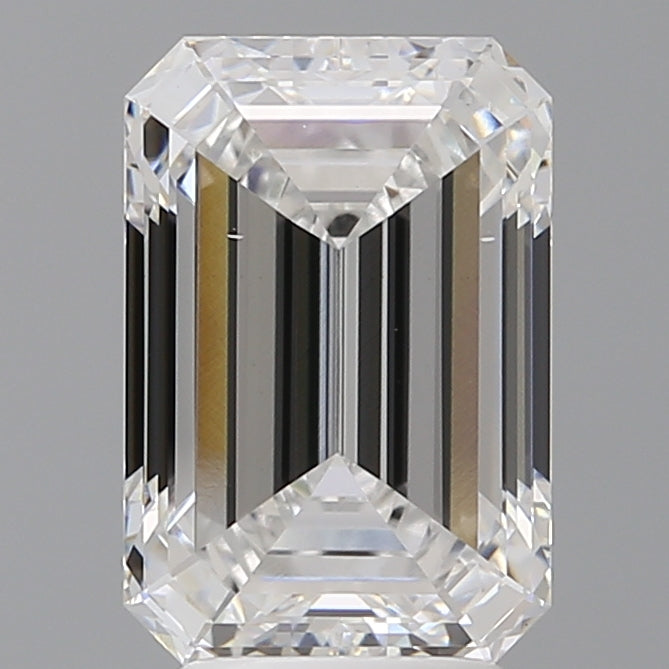 4.09 Carat Emerald Shaped, Ideal Cut, E Color, VS2 Clarity, IGI Certified Lab Grown Diamond