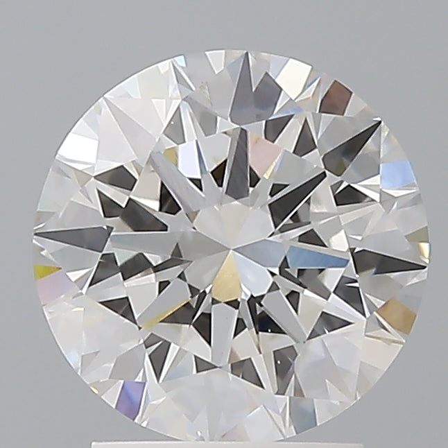 2.51 Carat Round Shaped, Excellent Cut, E Color, VS1 Clarity, IGI Certified Lab Grown Diamond
